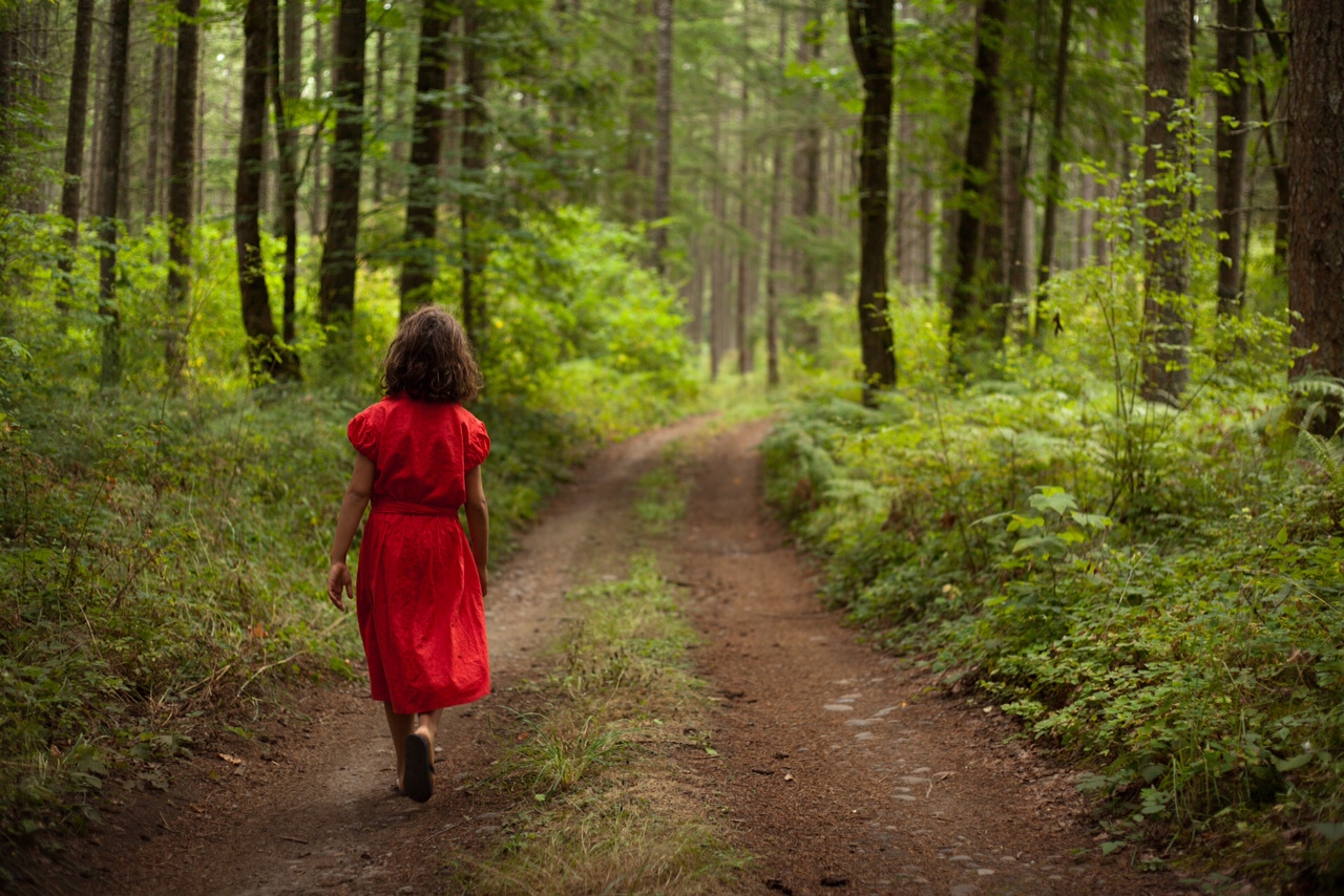 One day, this will be her tree farm. 